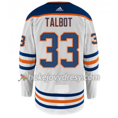 Pánské Hokejový Dres Edmonton Oilers CAM TALBOT 33 Adidas Bílá Authentic